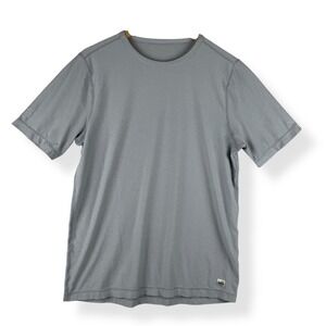 Vuori Mens Short Sleeve Performance Shirt Size Small Striped Activewear Techwear